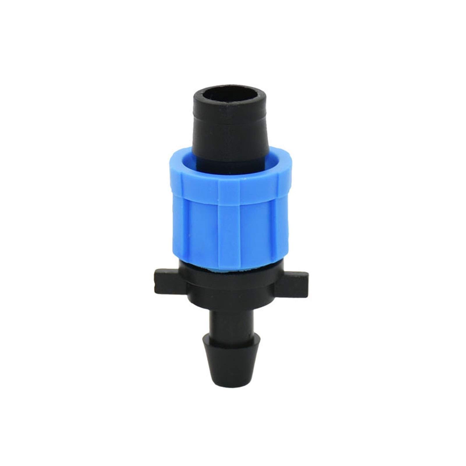 Garden Sprinkler Watering Sprayer Drip Irrigation Belt Connector 10mm to 16mm Lock Nut, Used for Agricultural Greenhouse Irrigation 50 (Color : A)