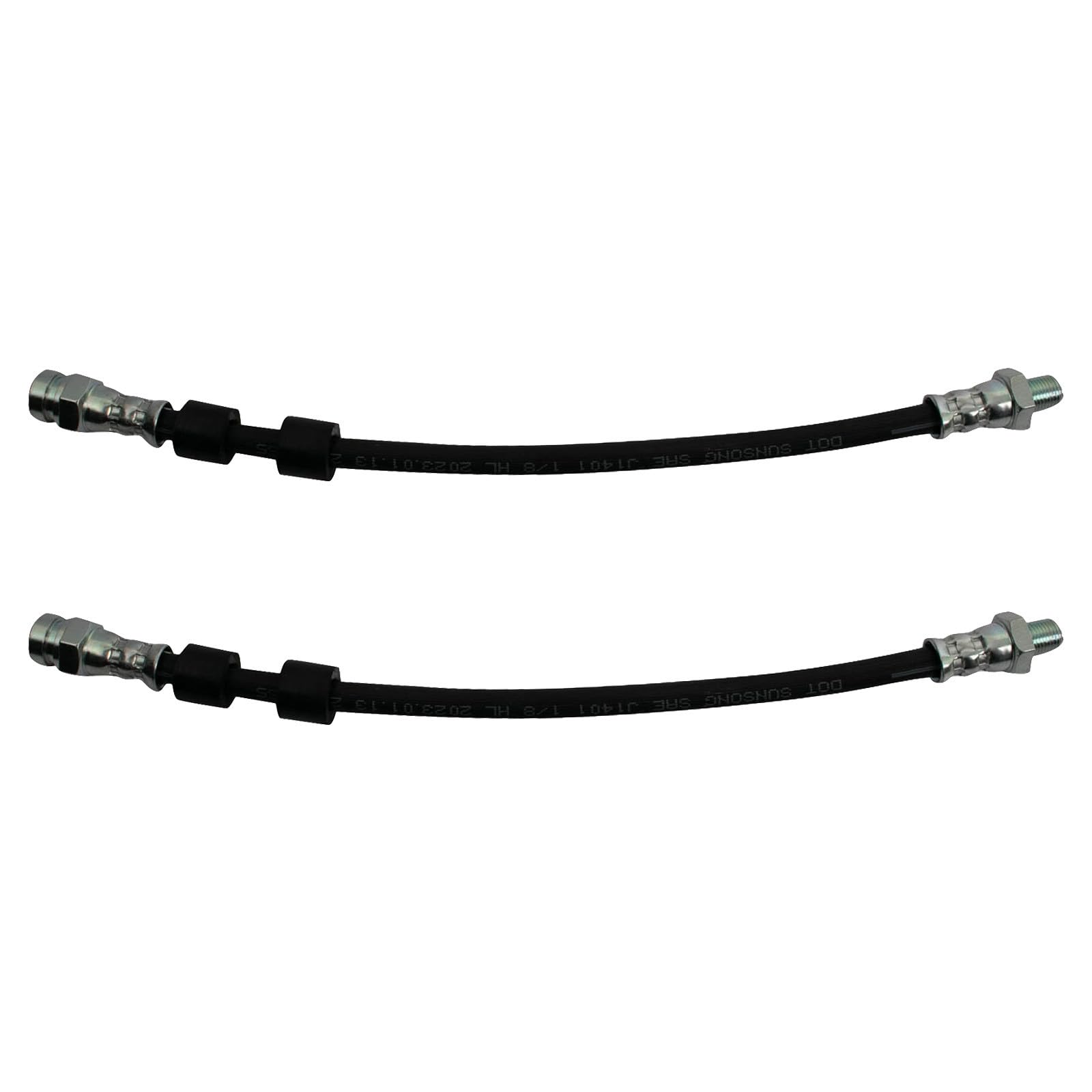 TRQ Rear Brake Hose Set