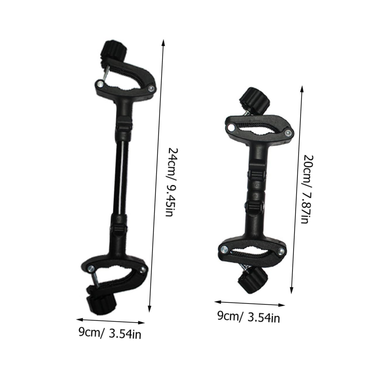 Conector para Cochecito Doble Ajustable, 3 Piezas de Hierro