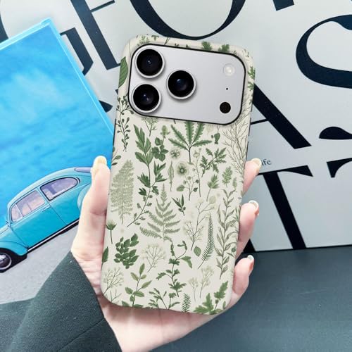 Coque L16QX Pro rigide hybride fleurs vert sauge - 5