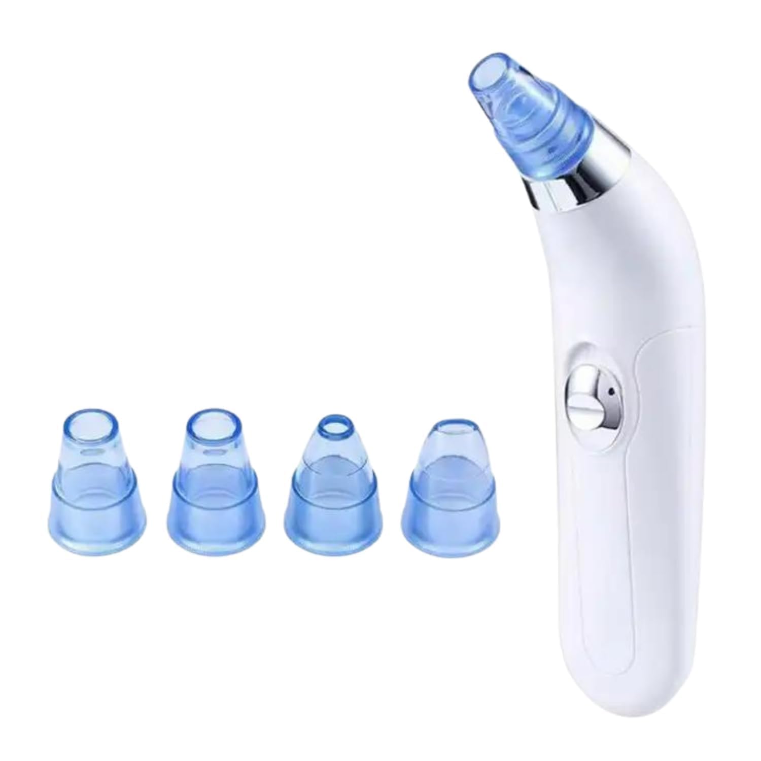 LootWagon 4 in 1 Multi-function Blackhead Remover Tool | Electric Derma suction Machine | Acne Pimple Pore Cleaner Vacuum tools | Facial Cleanser Device for Face, Nose and Skin Care (Multi)-image-13