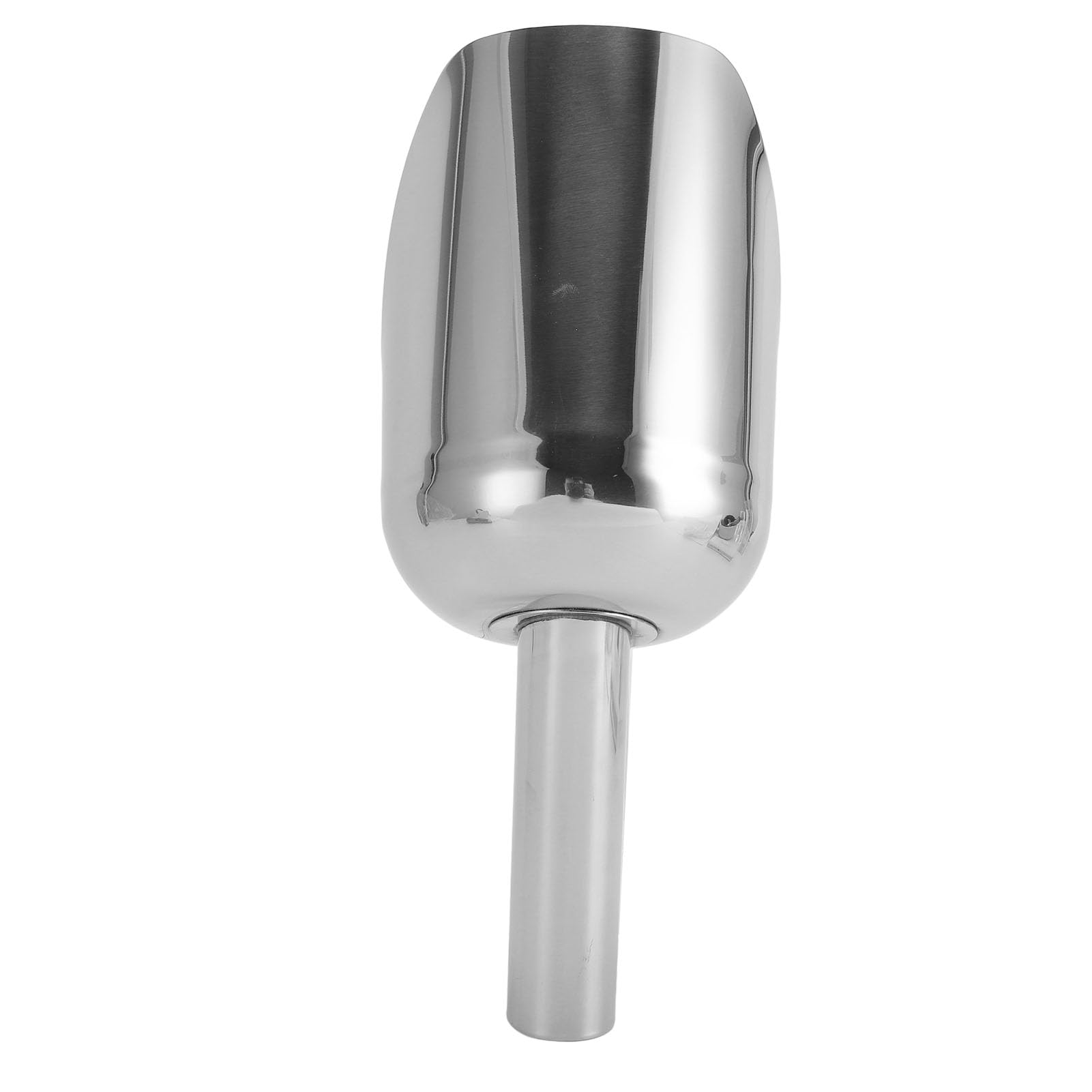 2 Pièces Cuillère à Glace en Acier Inoxydable, Pelle à Grains de Cuillère à Riz de Conception Semi Circulaire Polie de Grande Capacité Professionnelle pour Votre Cuisine