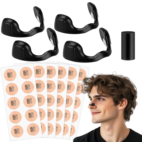 Cerotti Nasali Magnetici 60 Pezzi - Dilatatore Cerotto Nasale Magnetico Antirussamento, Breathe Right Nose Strips Magnetic Cerotti Naso Nasal Clip, Migliorare la Respirazione e la Qualità del Sonno