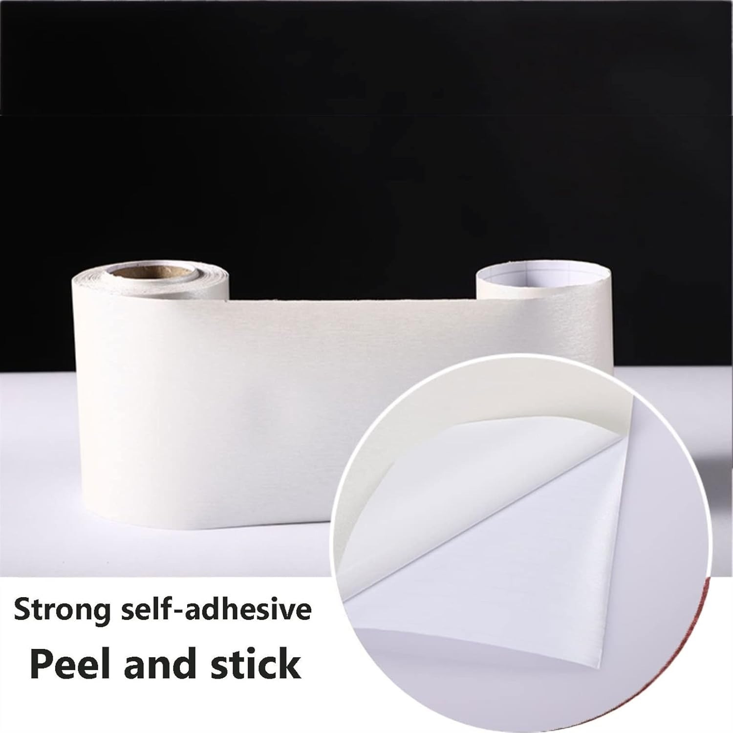 16.4ft Self Adhesive Wall Edging Strip, Waterproof Wall Border Decor, PVC Wallpaper Border Wall Panels Peel off and Stick Ceiling Border Door Frame Waist Line Interior Decoration(40cm(W)X5m(L))