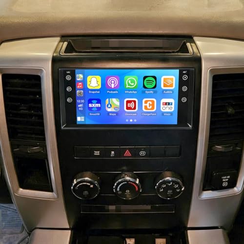 2+32G Android 13 Autoradio pour Dodge RAM 1500 2500 3500 Truck 2009-2012