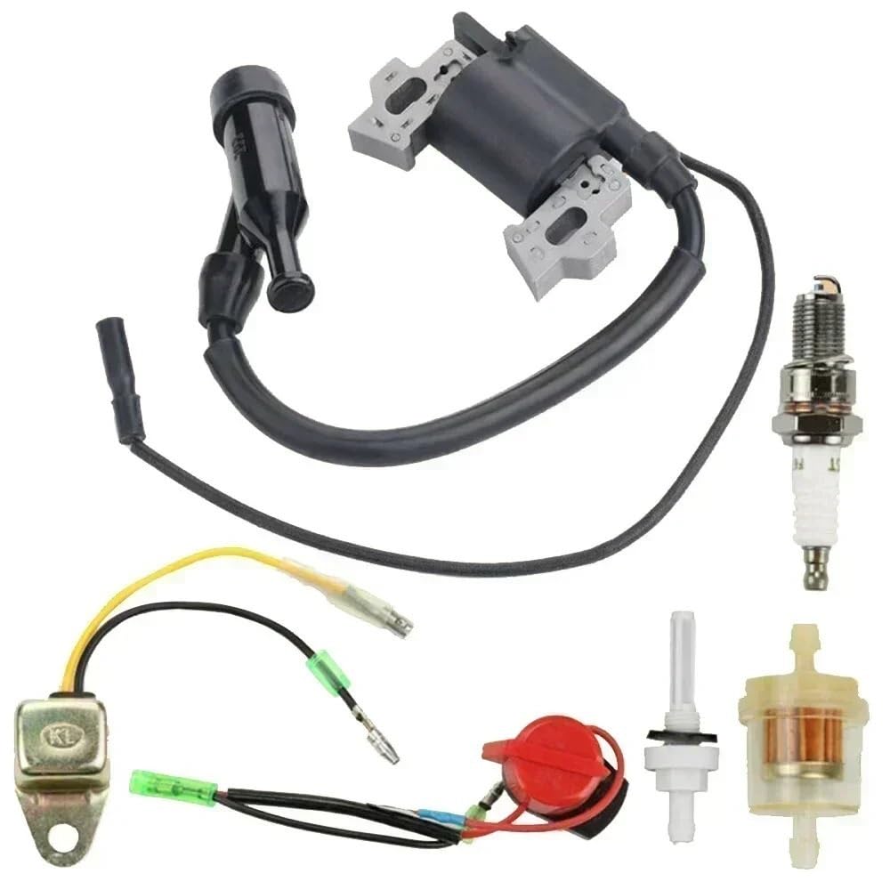 Módulo de Bobina de Encendido Apto for GX200 GX110 GX140 GX160 GX110 GX120 GX140 5.5HP 6.5HP desbrozadora Piezas de cortacésped Piezas de cortacésped