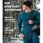 Merino.tech Merino Wool Base Layer - Mens 100% Merino Wool Long Sleeve Thermal Shirts Heavyweight, Midweight, Lite with Socks - Image 5