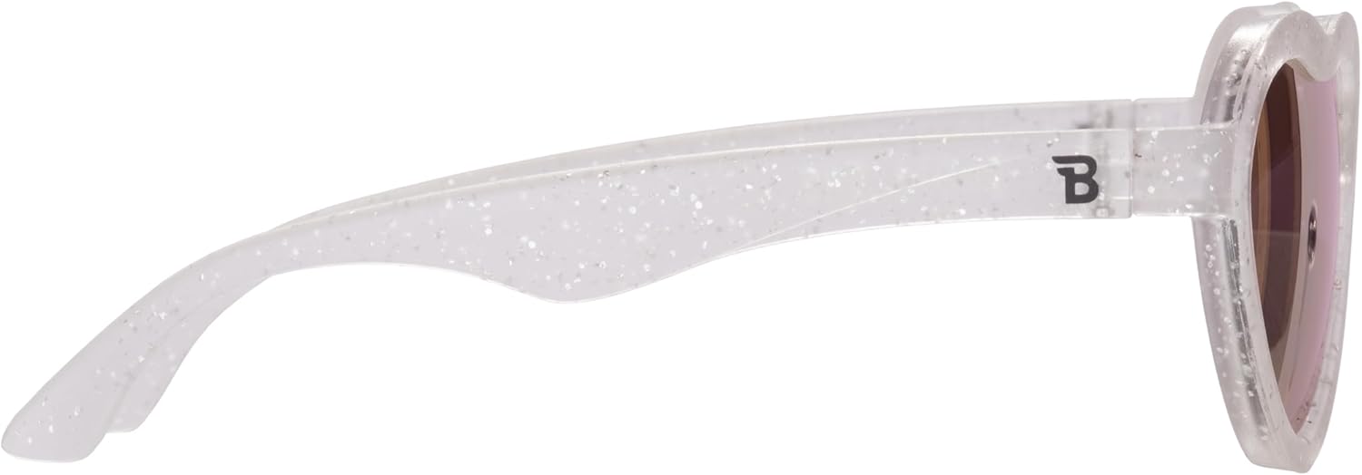Babiators Hearts Baby & Toddler Sunglasses | 100% UV Protection, Shatter-Resistant, Flexible Rubber Frames