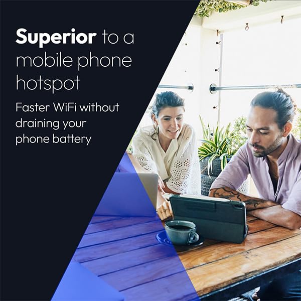 Image of NETGEAR Nighthawk 5G Mobile Hotspot M7 | eSIM or SIM | Portable WiFi 7 Router for Travel in 140+ Countries | 32 Devices | Unlocked 5G /4G LTE | 3.6Gbps Speed | AT&T, T-Mobile, Verizon (MH7150)