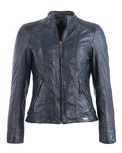 MUSTANG Damen Lederjacke Beatrice Dark Green S