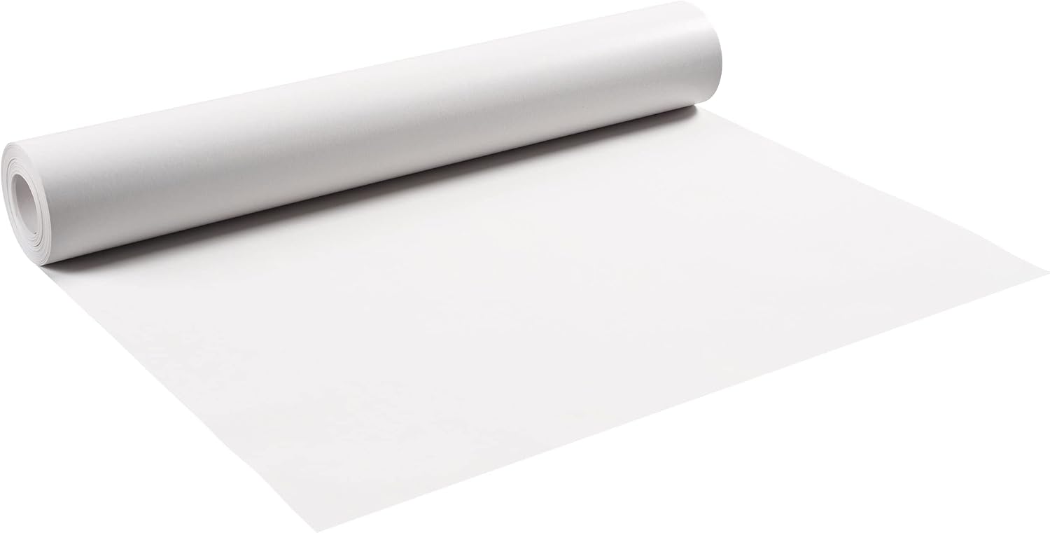 Prang (Formerly Art Street) Fingerpaint Paper Roll, White, 16" x 100', 1 Roll