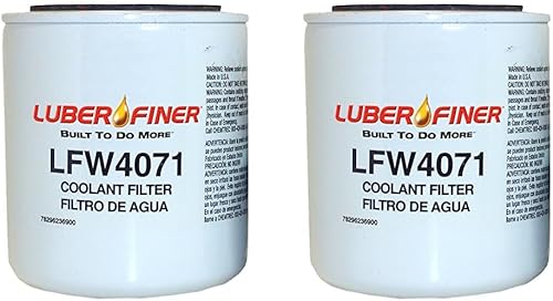 Luber-finer LFW4071 - Filtro de refrigerante (paquete de 2)