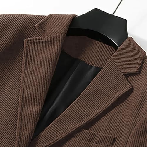 Corduroy Blazer Set for Man Work Matching Elegant Cami Tank Top Pants Jackets Blazer Outfit Sets Man 20254
