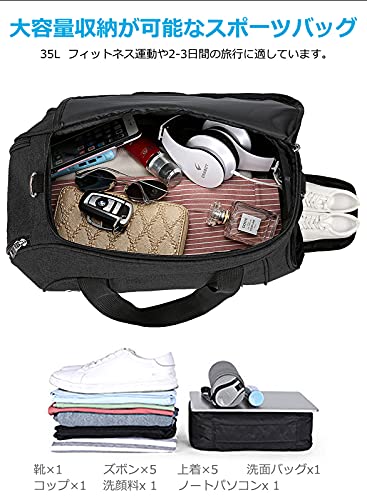 MUCO スポーツバッグ メンズ ジムバッグ レディース ダッフ