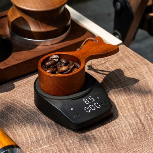 Báscula de café espresso de precisión para baristas en casa con carga Tipo C 6