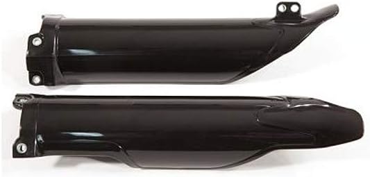 UFO Fork Guard Set (Black) Compatible with 09-16 Kawasaki KX250F