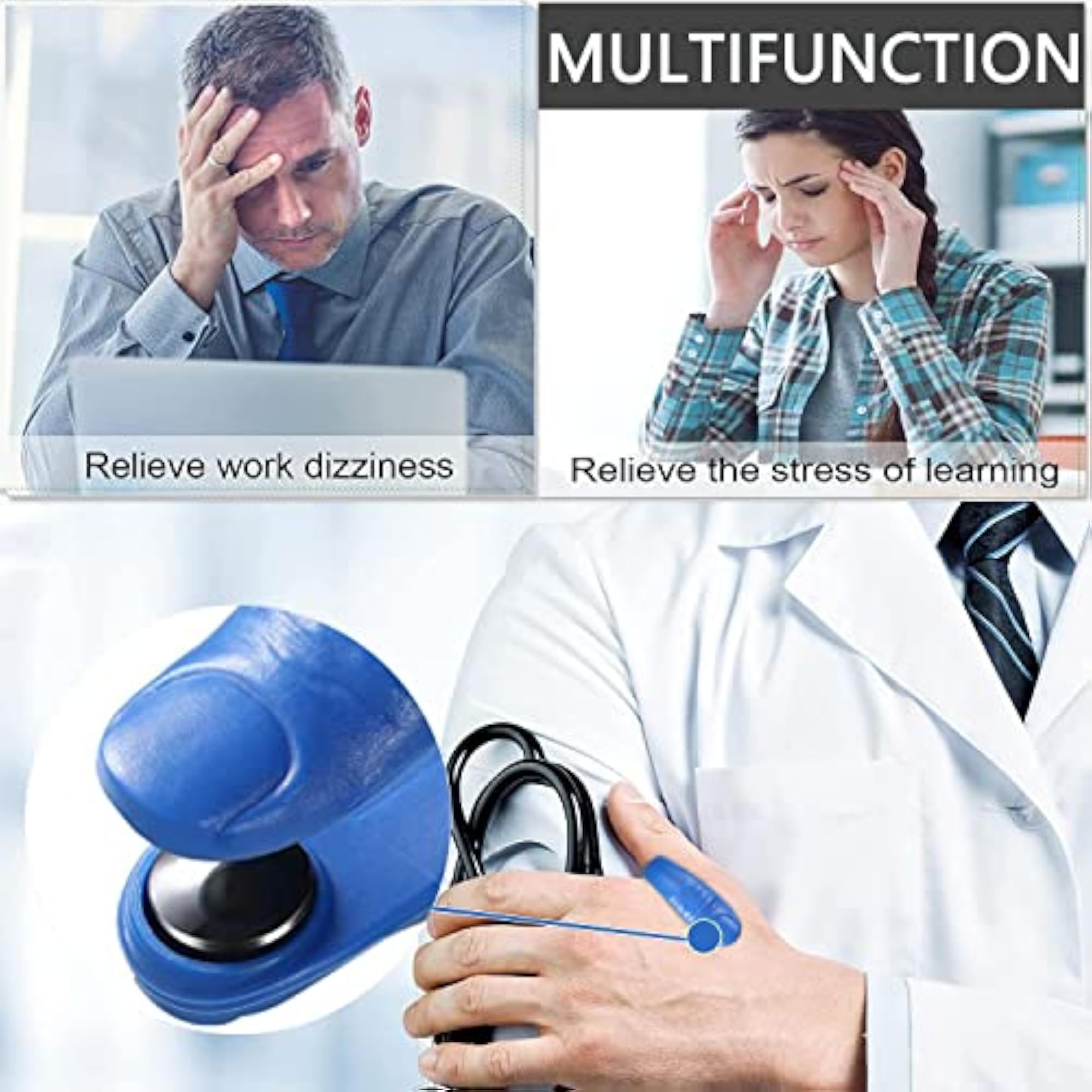 Wearable Headache Relief Clip - Natural Acupressure Solution