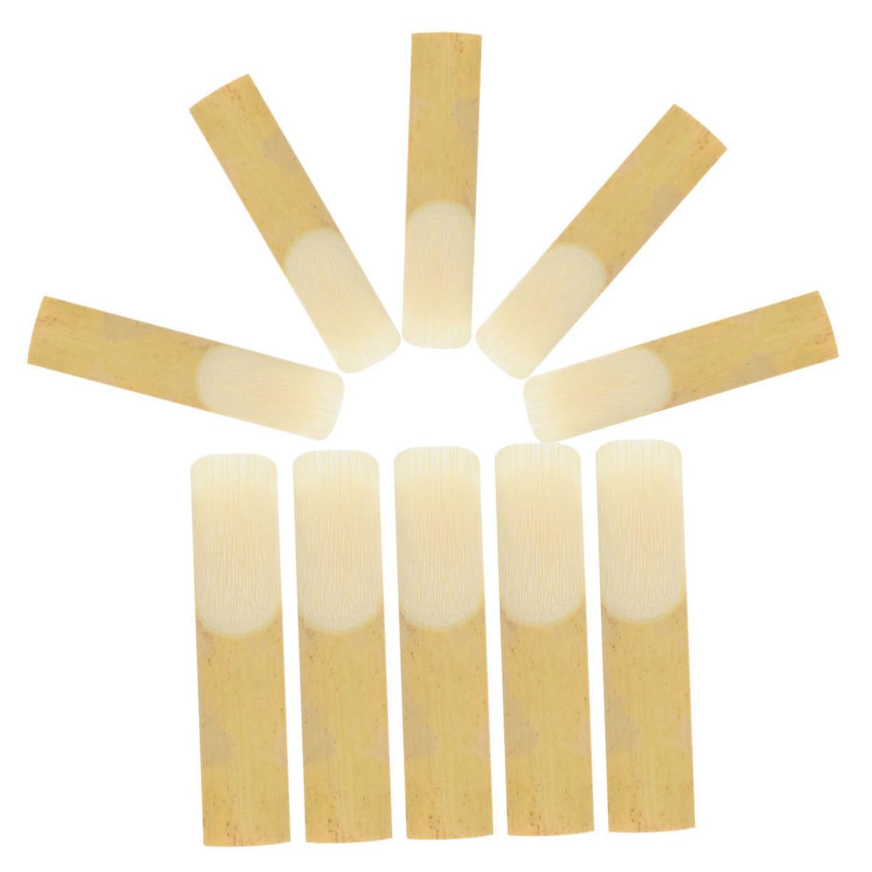 ibasenice 100 Pz Ancia Per Sassofono Ancia Del Sassofono Accessori Per Strumenti Ance Di Ricambio Per Sax Parte Del Ance Da 2,5 Sax Dello Strumento Di Canna Yellow