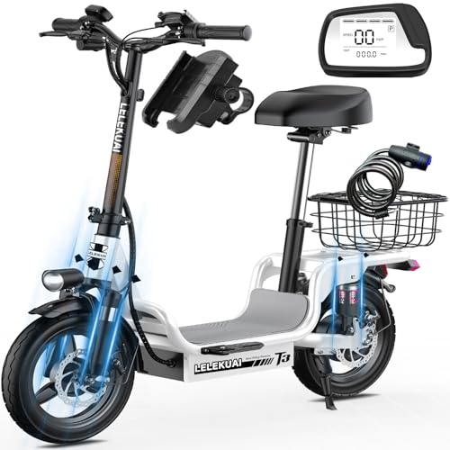 Heavy Duty Electric Scooter with Seat 30MPH 720W