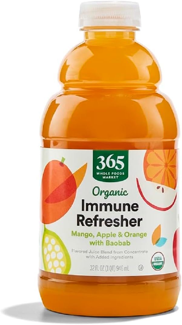 365 by Whole Foods Market, Juice Mango Apple Orange Baobab Organic, 32 Fl Oz