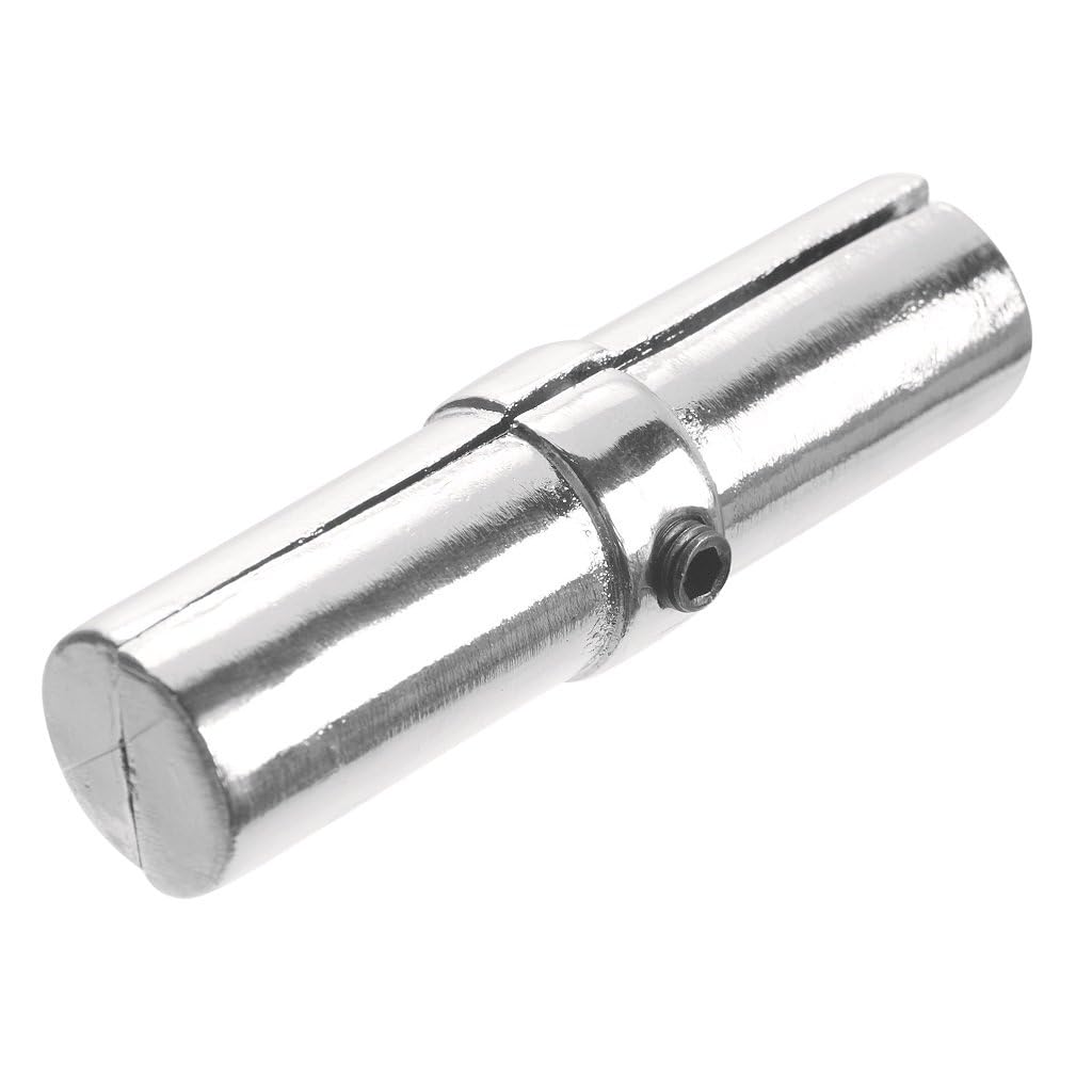 My Shopfittings Tube Joiner Heavyduty 25Mm Or 32Mm Dia-Meter Hanging Rail Tubing System For Wall, Floor, Ceiling, Roof And Walk-In Wardrobe Chrome Tubing System (, 25Mm)