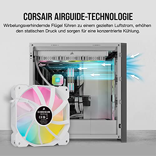 Corsair iCUE SP120 RGB ELITE Lüfter für PC-Gehäuse und Kühlung