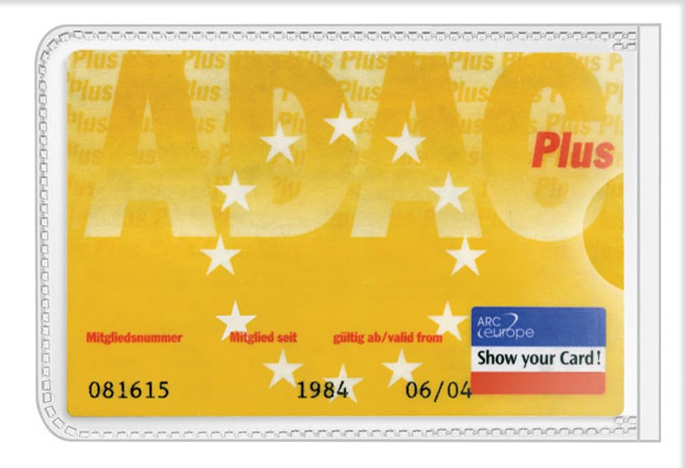 VELOFLEX 3117500 - Coperture per carte d'identità e di protezione 57 x 88 mm, film PP, con protezione antistrappo, a prova di documento, 20 pezzi, coperture per carte di vaccinazione