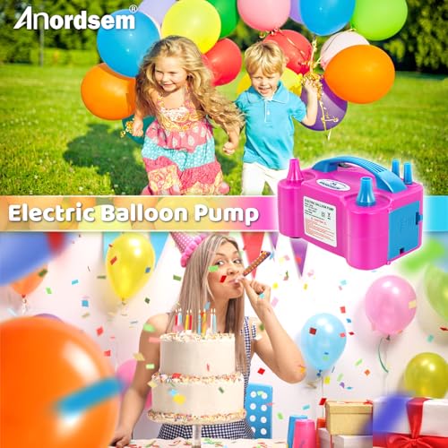 Anordsem EB Balloon Air Pump Electric: Portable Balloon Inflator thumb #6