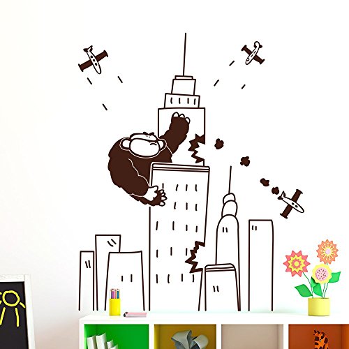 Sticker enfant King Kong pour décorer une chambre de garçon - 2