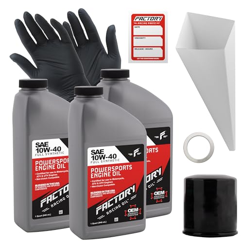 Kit de cambio de aceite 10W-40 sintético 3 cuartos