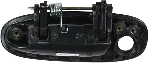 Miniatura 694 de TRQ Manija de puerta exterior texturizada LH del conductor trasero para Chevy GMC Pickup Truck SUV