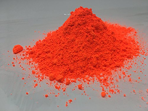  Polyment GmbH Pigmenti Fluorescenti Fluorescenti Fluorescenti al Neon, 100 g, Colori: Rosso, Bianco, Lilla, Azzurro, Giallo, Blu, Arancione, Rosa, Verde