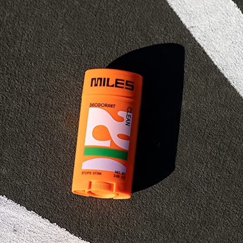 Miles - Deodorant For Teens, Tweens, & Kids - No Aluminum, Odor-Neutralizing Technology, Kid Friendly - Clean Scent - 2-Pack #TOP3