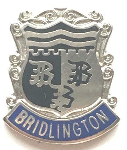 Emblems-Gifts Bridlington England Small Enamel Lapel Pin Badge T082