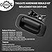 Tailgate Handle Latch Rebuild Kit, Compatible with 1999-2006 Chevy Silverado 1500 2500 3500, GMC Sierra, Replaces# 15997911 15921948 Rear Tail Gate Door Parts Gasket Bezel Lock Bolt Hinge Locking Set