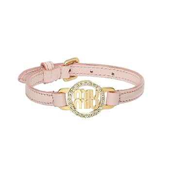 ミュウミュウ Miumiu ストーンブレスレット ピンク系 【良品】 楽天市場】極美品☆MIUMIU ミュウミュウ ビジューフラワー