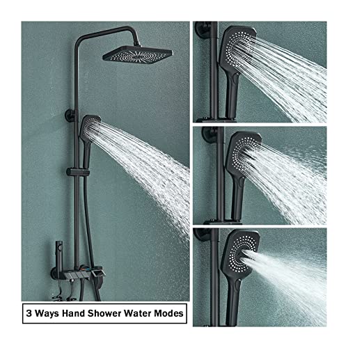 Mitigeur douche gris style piano pour rénovation salle de bain
