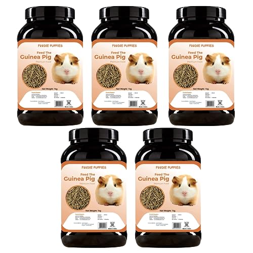 Image of Foodie Puppies Premium Guinea Pig Food Pellets (5 Kg) | Highly Nutritious Diet Essential Ingredients for a Healthy and Active Lifestyle for Adult & Young Guinea Pig