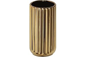 7-Inch Gold Ceramic, an Ideal Home Decor Modern Vase for Every Abode