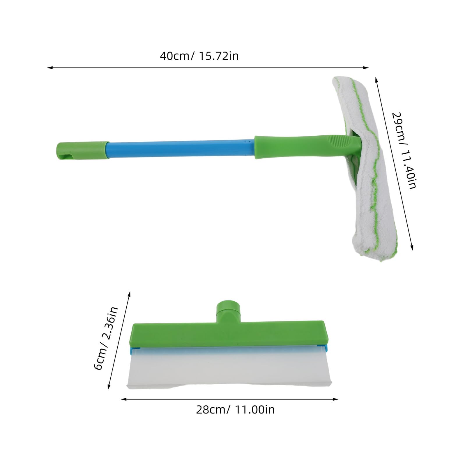 GARVALON Kit 2 Pezzi Tergivetro in Microfibra 30 CM Panni in Microfibra per Pulizia Auto Asciugamani per Lavaggio e Veicoli Strumento per Vetri e Cura Interni Auto