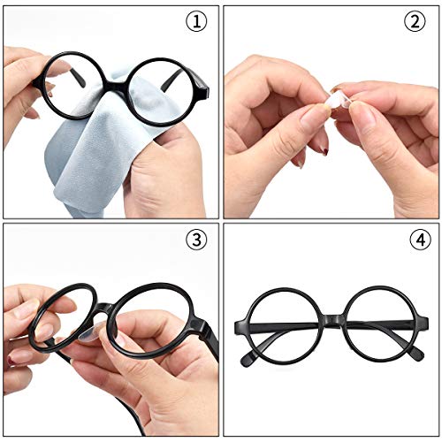 20 Paires Plaquettes de Nez en Silicone, Adhésif Plaquett Lunette, Protection Nez Antidérapant pour Lunettes et Lunettes de Soleil, Transparent - Image 7