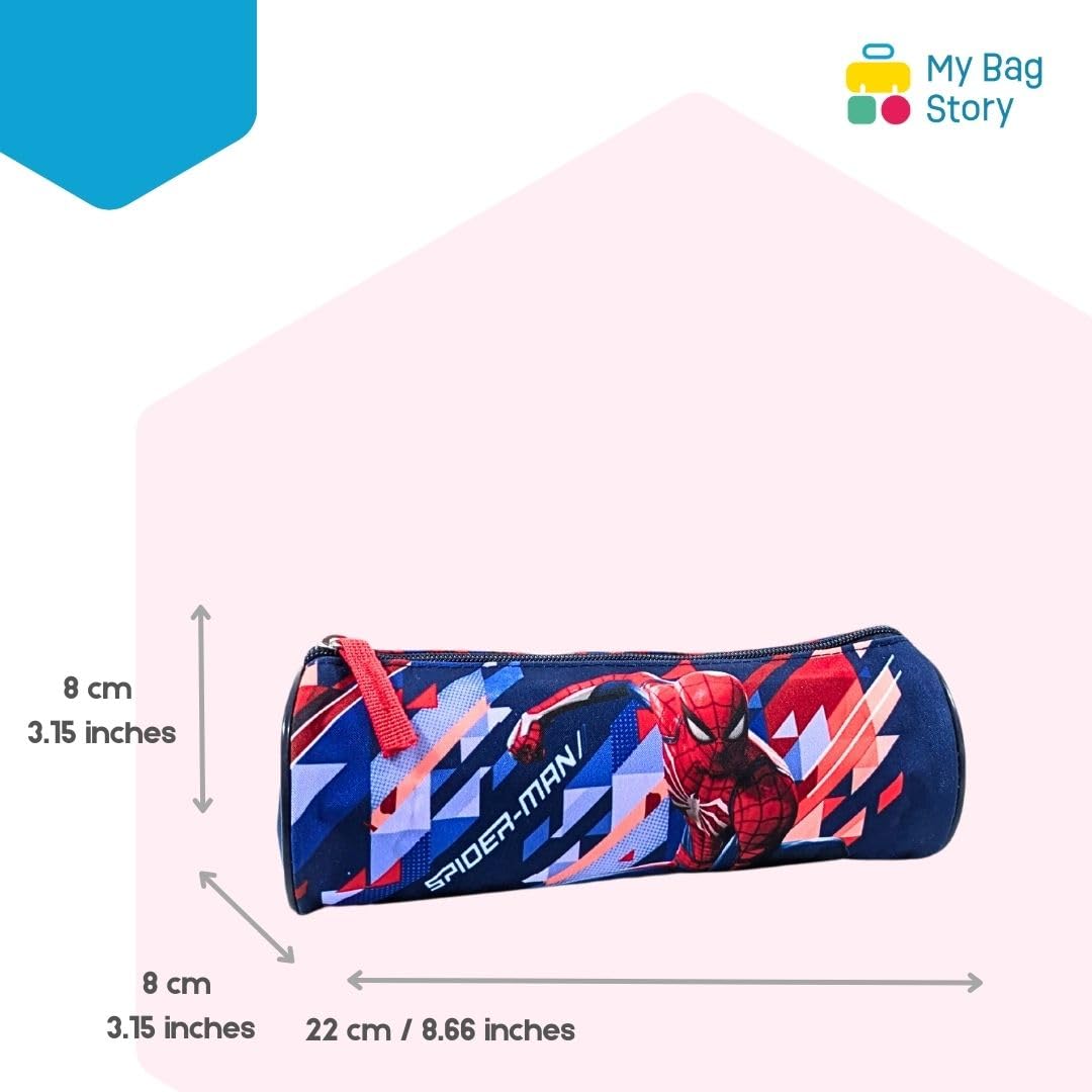 Image secondaire de mybagstory – Trousse pour Garcon Spiderman - Enfant - Ecole - Primaire - Maternelle - Garderie - Trousse Garcon - Taille 22 cm –