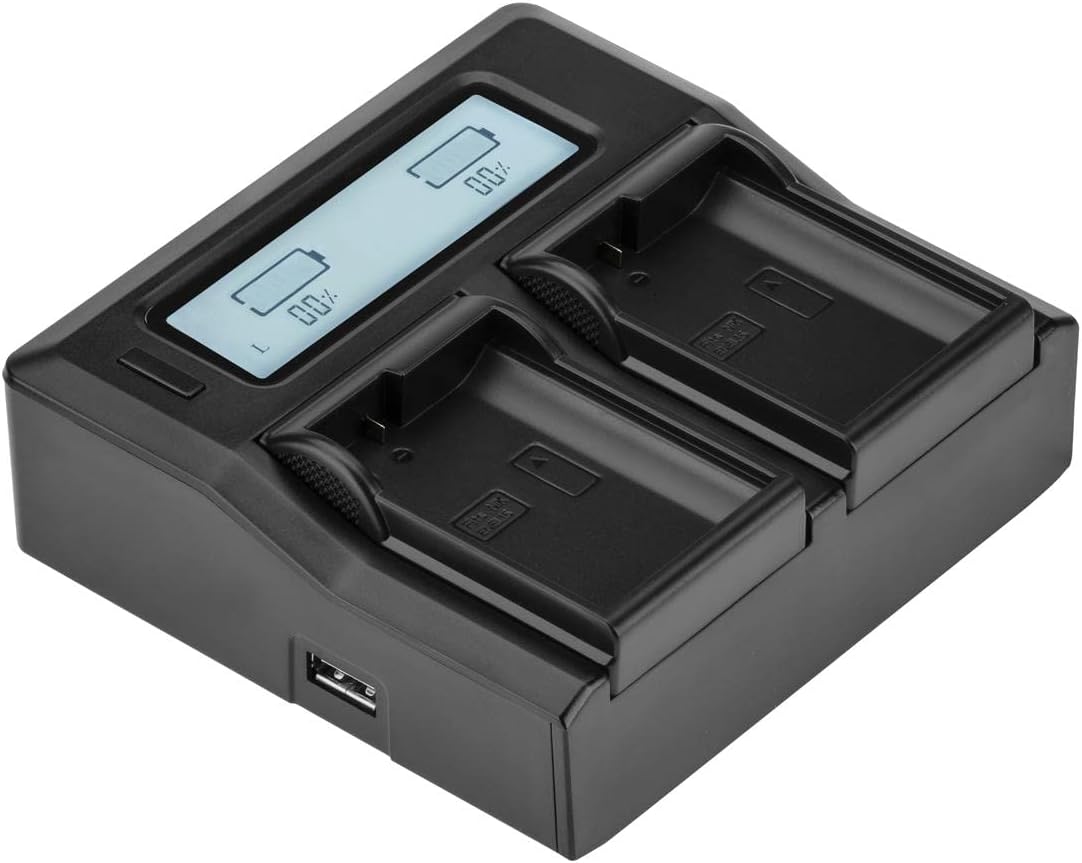 Dual Smart Charger with LCD Screen for Nikon EN-EL15