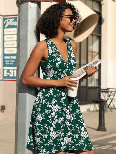Image of CATHY 2026 Womens Casual Dress Summer Sleeveless Dresses V Neck Wrap Sexy Sundress with Pockets S-2XL