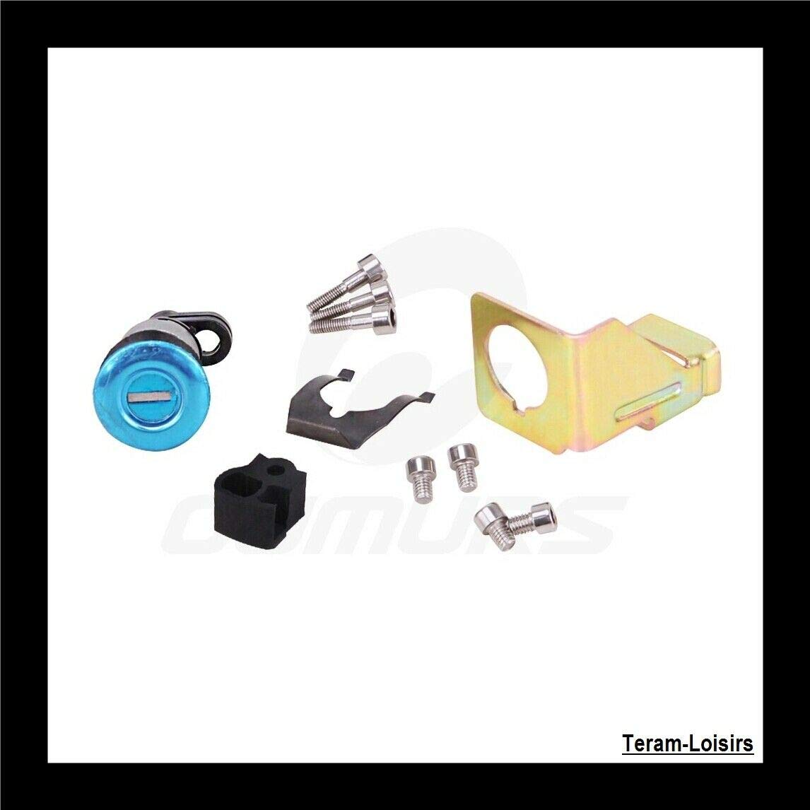 TERAM LOISIRS Kit Neiman Clé Bouchon Serrure pour Honda CBR 600 9001100 / VFR 800 / NT700V / CBF 600 / VTR 1000 / NT650 /ST1300 /CB 400 750 1100 Neuf France