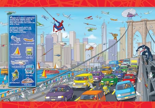 Marvel Spider-man 3D Look and Find Activity Book! - Spidey 3D Glasses Included! - PI Kids Hardcover – June 18, 2024 - Image 6