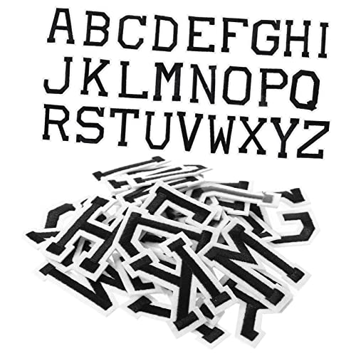 Patches Brodés OSALADI : 10 Ensembles de Lettres pour Customisation DIY