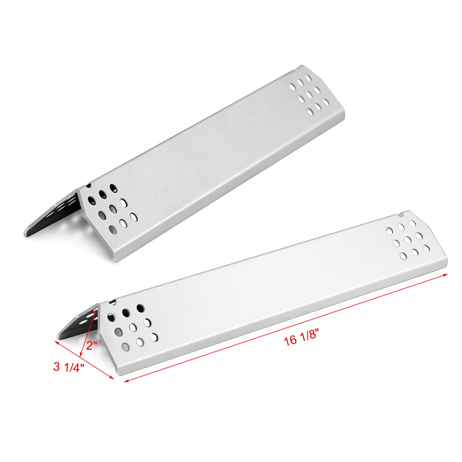 740-0780 Grill Replacement Parts for Kitchenaid Grill Replacement Parts 740-0781 720-0745b Heat Plates Stainless Steel Heat Shields Kitchen Aid Grill Parts 4 Burner Heat Tents Parts Burners Cover 4PK