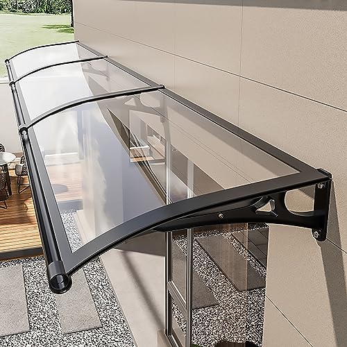 Auvent de porte pour rester au sec devant votre entrée sous la pluie - 7