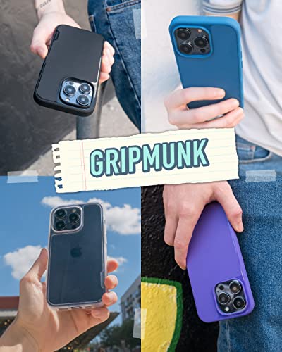 Image of Smartish iPhone 14 Pro Slim Case - Gripmunk - [Lightweight + Protective] Thin Grip Cover - Nothin' to Hide